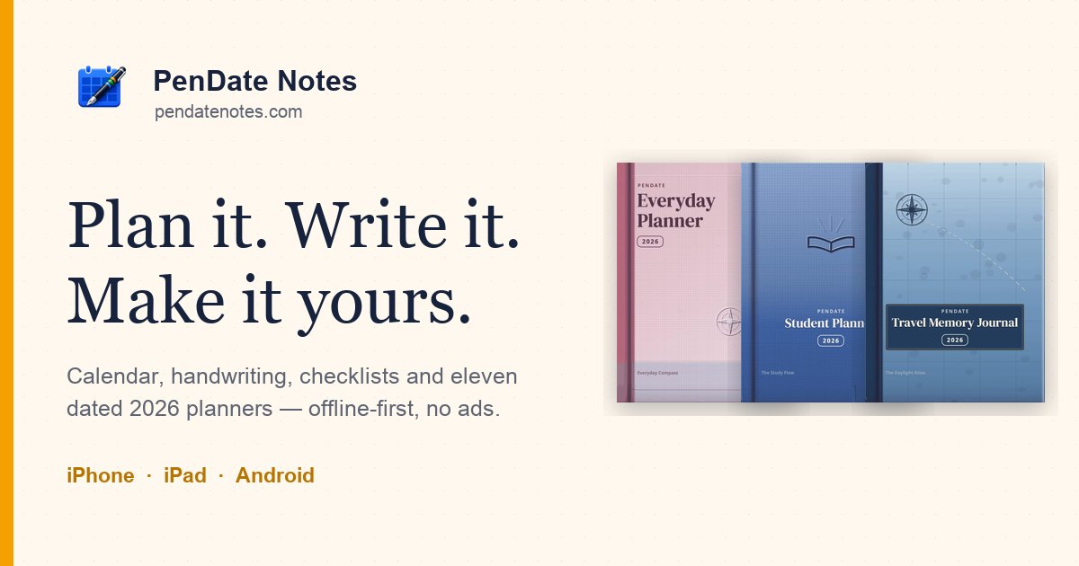 PenDate Notes - your next feature needs more than a backlog entry