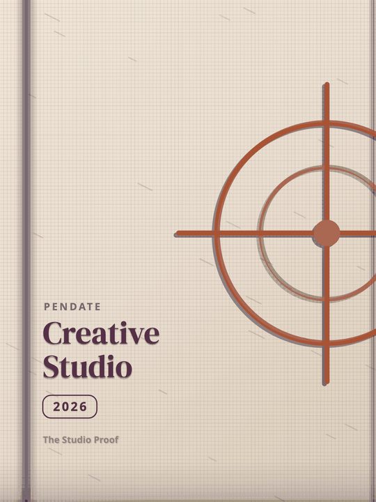 The PenDate Creative Studio Journal 2026 cover